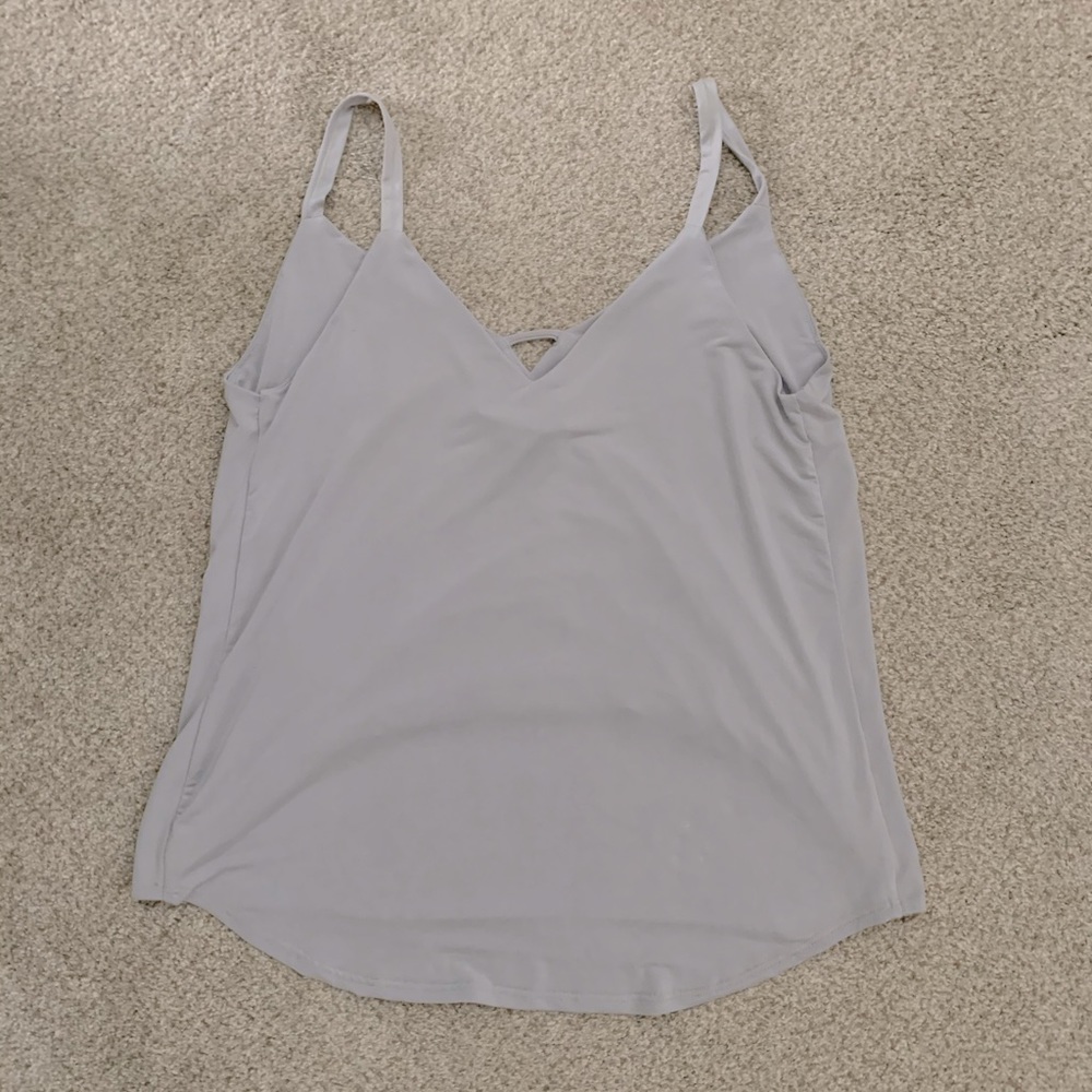 Lulu’s Gray Crossover Tank Top - Picture 5 of 5